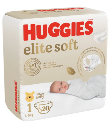 Huggies Подгузники Элит Софт 2 (4-6 кг) № 20